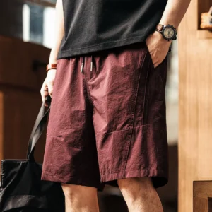 格蓝鹿美式速干工装户外伞兵运动短裤男夏季薄款宽松休闲五分中裤 1047208891362.webp