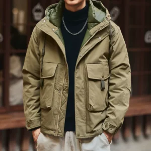 格蓝鹿高端潮牌90白鸭绒工装羽绒服男冬季新款加厚保暖连帽外套男 848609052825.webp